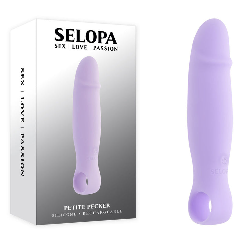 Selopa PETITE PECKER USB Rechargeable Mini Vibrator 11.7cm Purple