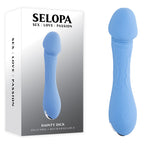 Selopa DAINTY DICK USB Rechargeable Mini Vibrator 11.9cm Baby Blue Selopa