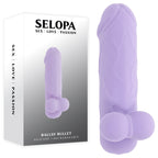 Selopa BALLSY BULLET USB Rechargeable Bullet 9.2cm Purple Selopa