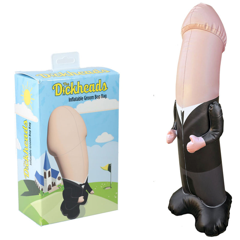 Shots Toys S LINE The Dickheads Groom Bop Bag Inflatable Penis Punching Bag 100cm