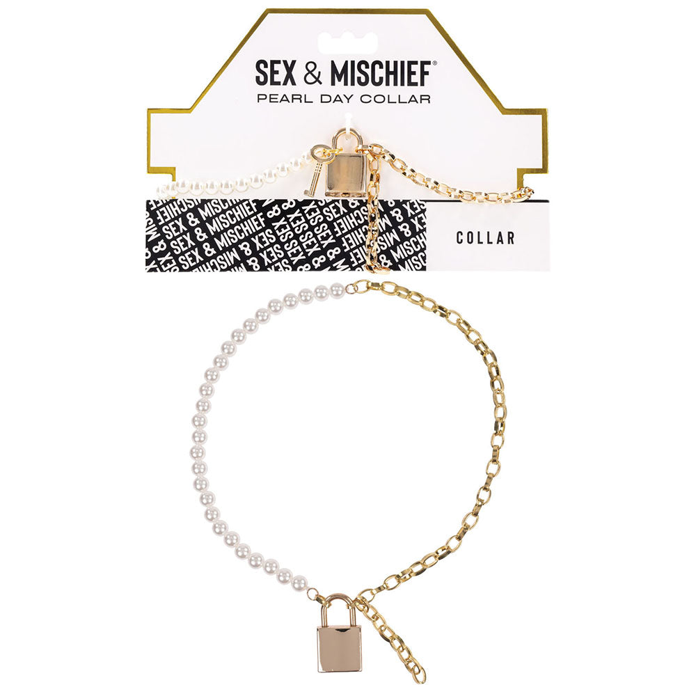 Sportsheets Sex & Mischief Pearl Day Collar Necklace Sportsheets