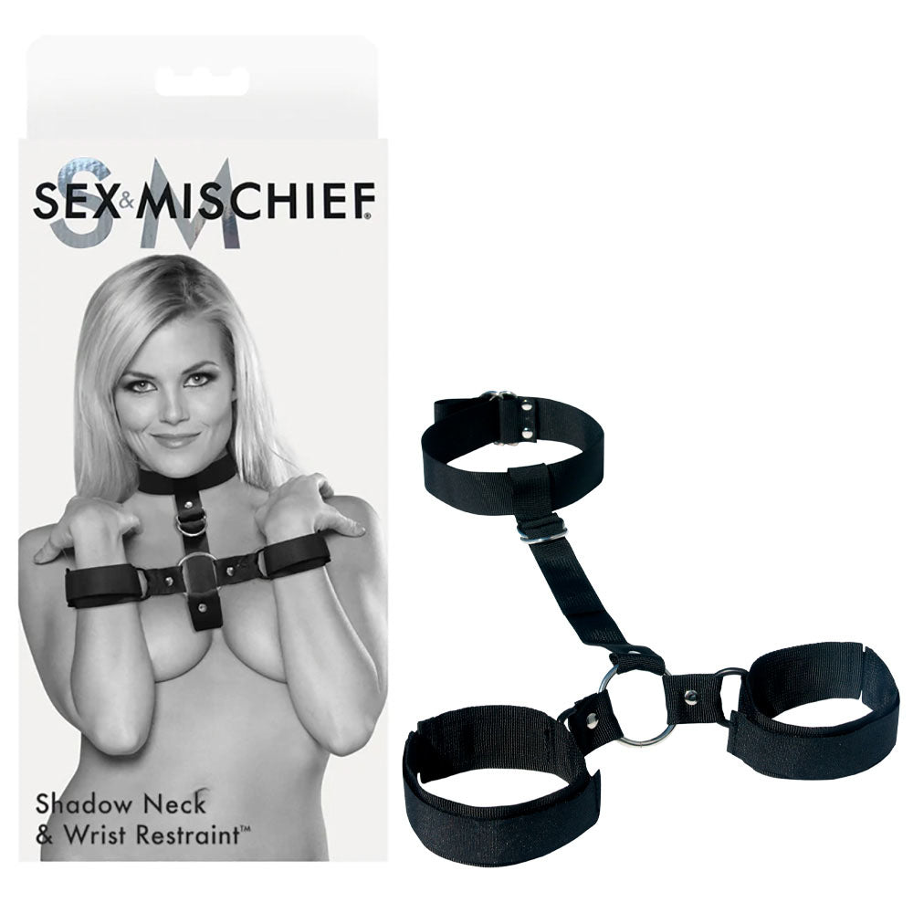 Sportsheets Sex & Mischief Shadow Neck & Wrist Restraint Sportsheets
