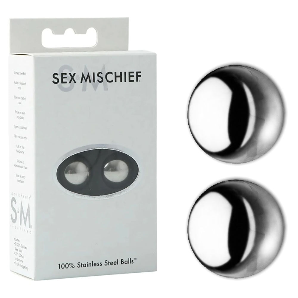 Sportsheets Sex & Mischief 100% Stainless Steel Ben Wa Balls Sportsheets