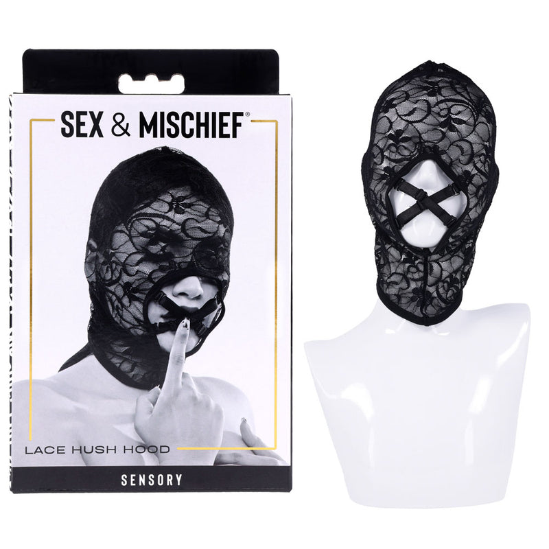 Sportsheets Sex & Mischief Lace Hush Hood Hood