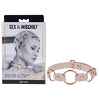 Sex & Mischief Peaches N CreaMe Ring Day Bondage Collar Peach Sportsheets