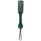 Sportsheets Sex & Mischief Indica Chain Impressions Spanking Paddle Green / Gold Sportsheets