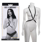 Sportsheets S&M Shadow Body Harness Black Sportsheets