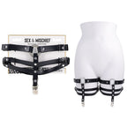 Sportsheets S&M Shadow Garters Black Sportsheets