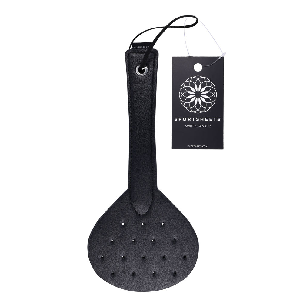 SPORTSHEETS Swift Spanker Spanking Paddle Black Sportsheets Main image