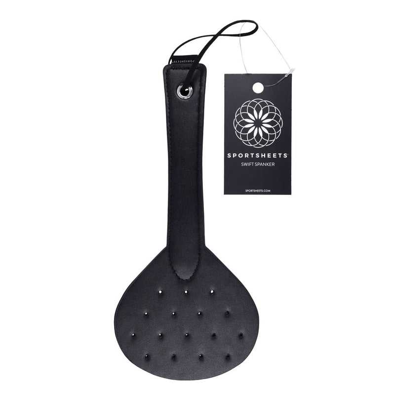 SPORTSHEETS Swift Spanker Spanking Paddle Black