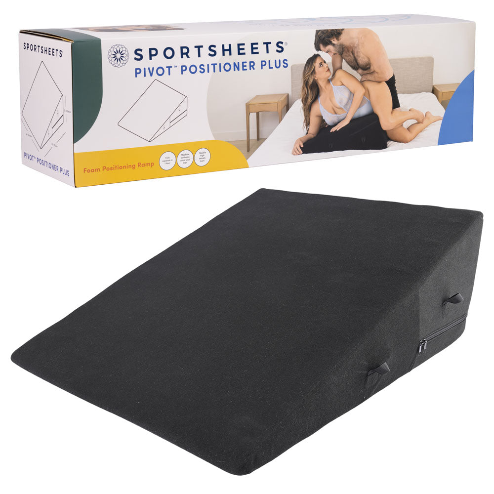 Pivot Positioner Plus Foam Position Cushion XL Black Sportsheets Main image