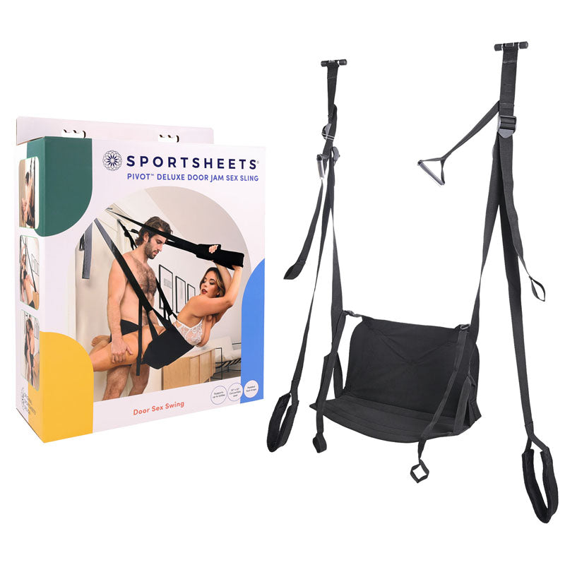 Pivot Deluxe Door Jam Sex Sling Black Door Swing