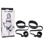 Sex & Mischief Thigh & Wrist Cuffs Restraints Black Sportsheets