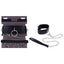EDGE Collar & Leash Neck Restraint With Heavy Duty Metal Leash Black Sportsheets