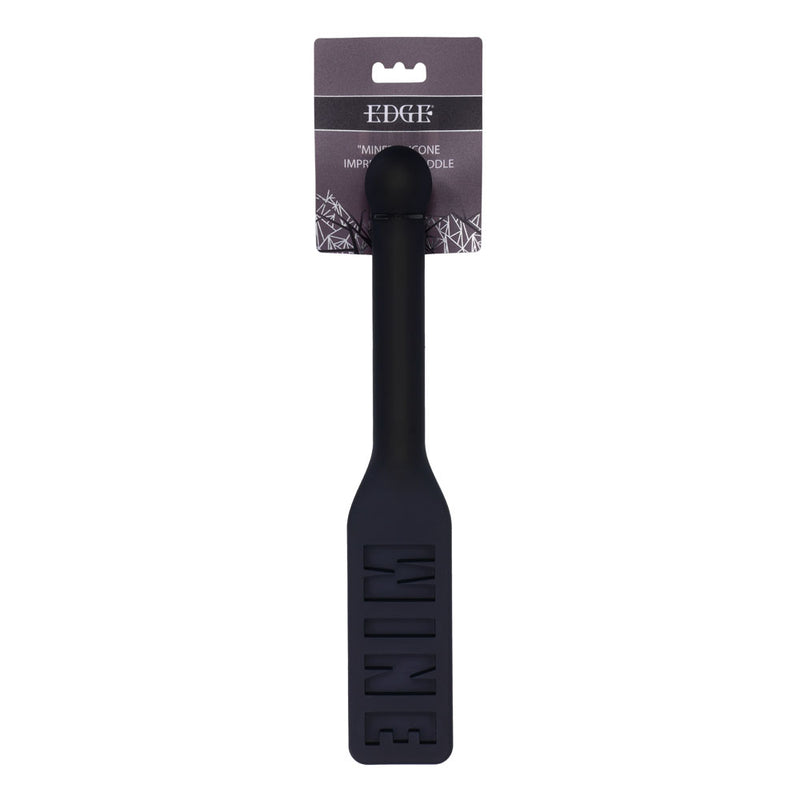 EDGE MINE Silicone Paddle Spanking Paddle Black