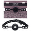 Sportsheets EDGE Silicone Ring Gag Mouth Restraint Black