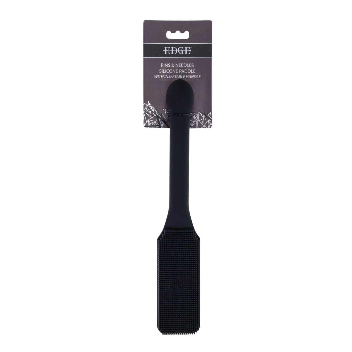 Sportsheets EDGE Silicone Spanking Paddle With Insertable Handle Black Sportsheets Main image