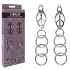 Sportsheets EDGE Metal Clover Clamps Tuggable Nipple Restraints Sportsheets
