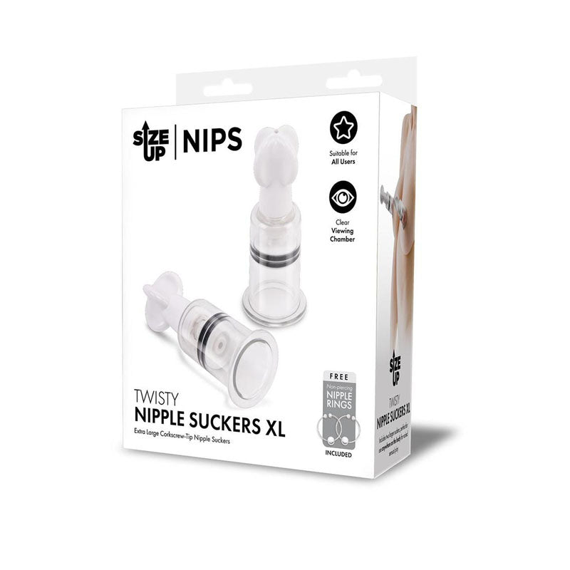 Xgen Products Size Up Twisty Nipple Suckers Set of 2 XL