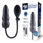 XGEN Products Size Up Ripple Inflatable Butt Plug Black XGEN Products