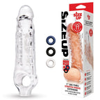 Xgen Products Size Up See Thru Stretch Penis Extension Sleeve 1 Inch Xgen Products