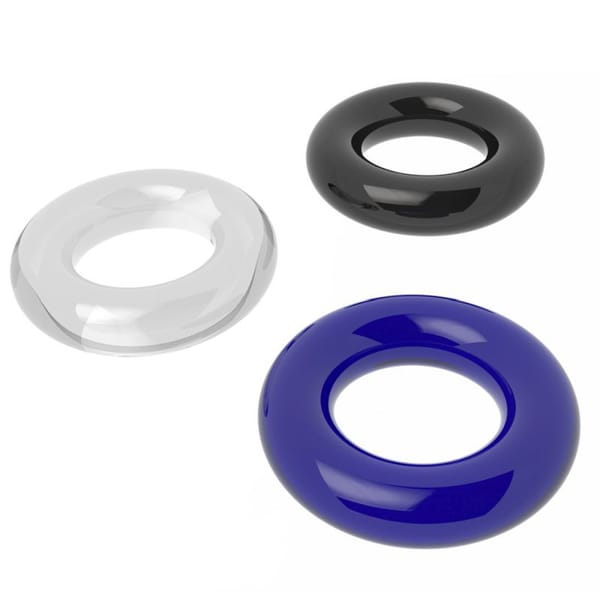Lovetoy Triple Donut Silicone Cock Ring Set Lovetoy Main image