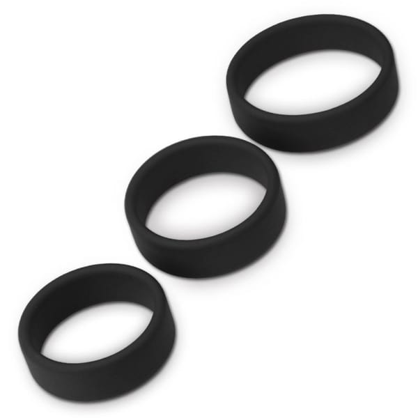 Lovetoy Silicone Pro Cock Ring Set 3 Piece Lovetoy
