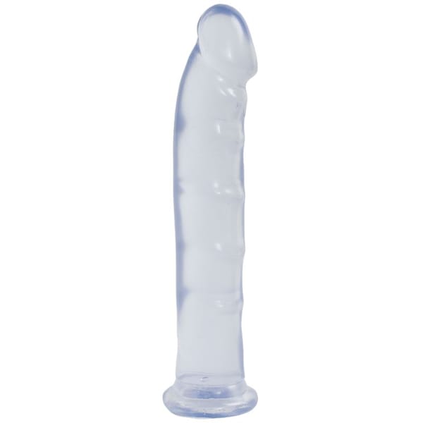 Jelly Jewels Diamond Suction Cup Dildo Clear Jelly Jewels