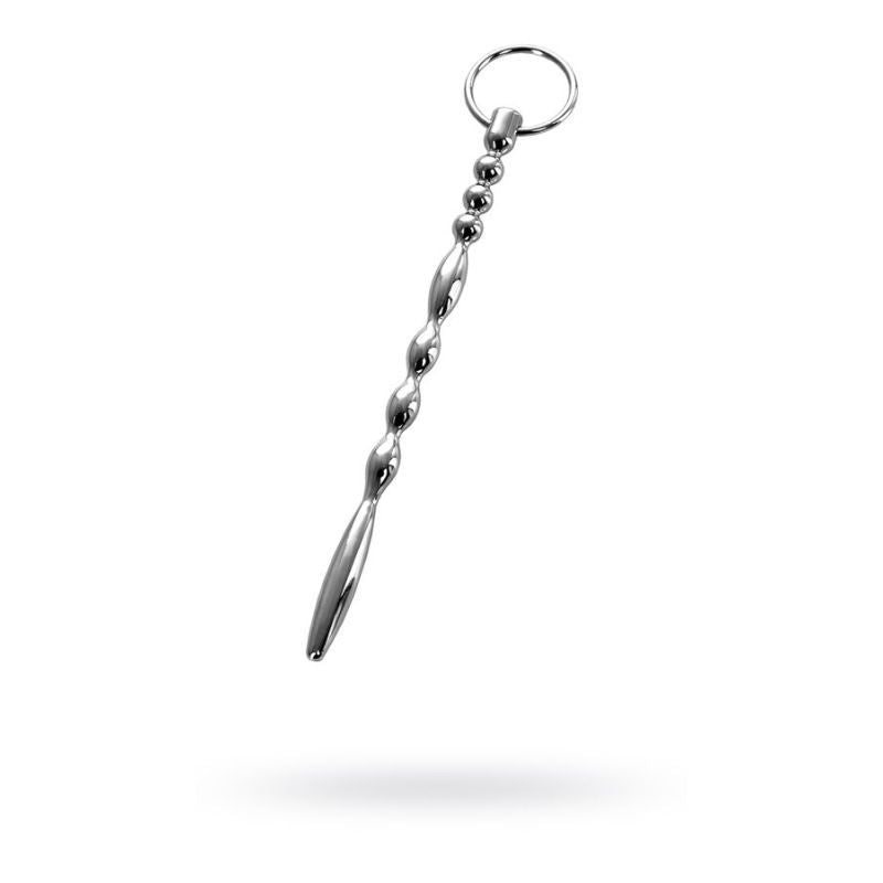 Metal Silver Urethral Plug With Ring Main image