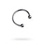 Metal Silver 30Mm Penis Erection Ring