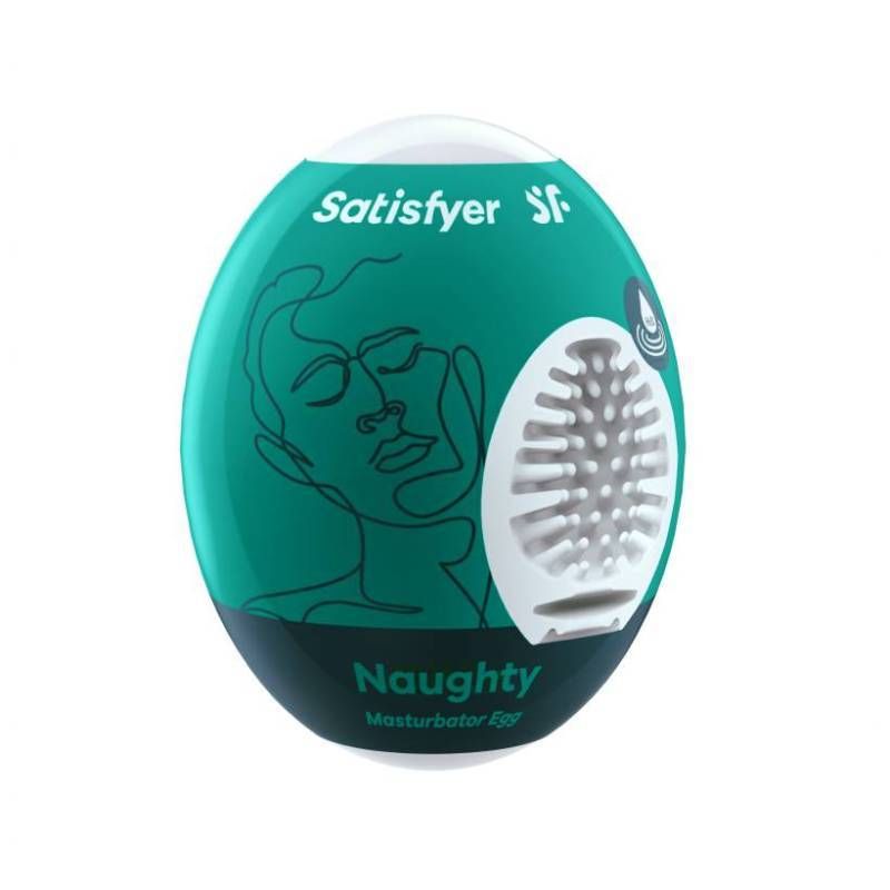 Satisfyer Masturbator Egg Naughty Compact Pleasure With A Wild Twist Main image