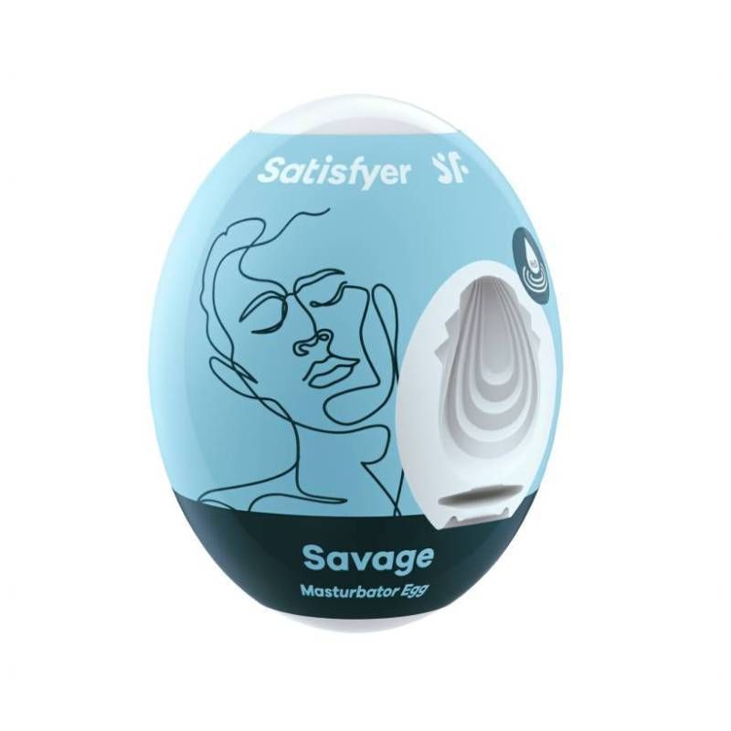 Satisfyer Masturbator Egg Savage Intense Stimulation Anytime Anywhere Main image