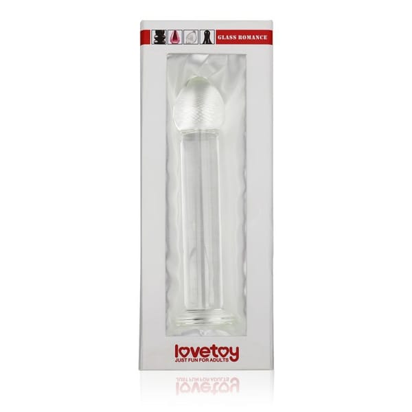 Glass Romance 1 Clear Glass Dildo 7 Inch Glass Romance