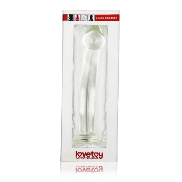 Glass Romance 3 Clear Glass Dildo 7.5 Inch Secondary image