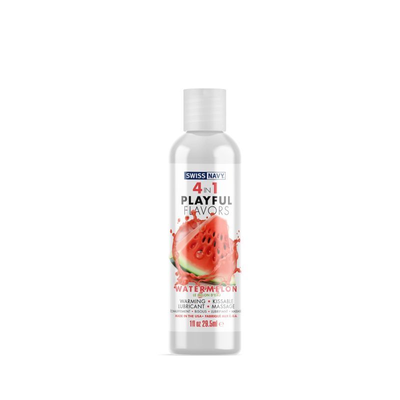 Swiss Navy Playful Flavours 4 In 1 Watermelon Lubricant 1Oz/29.5Ml Main image