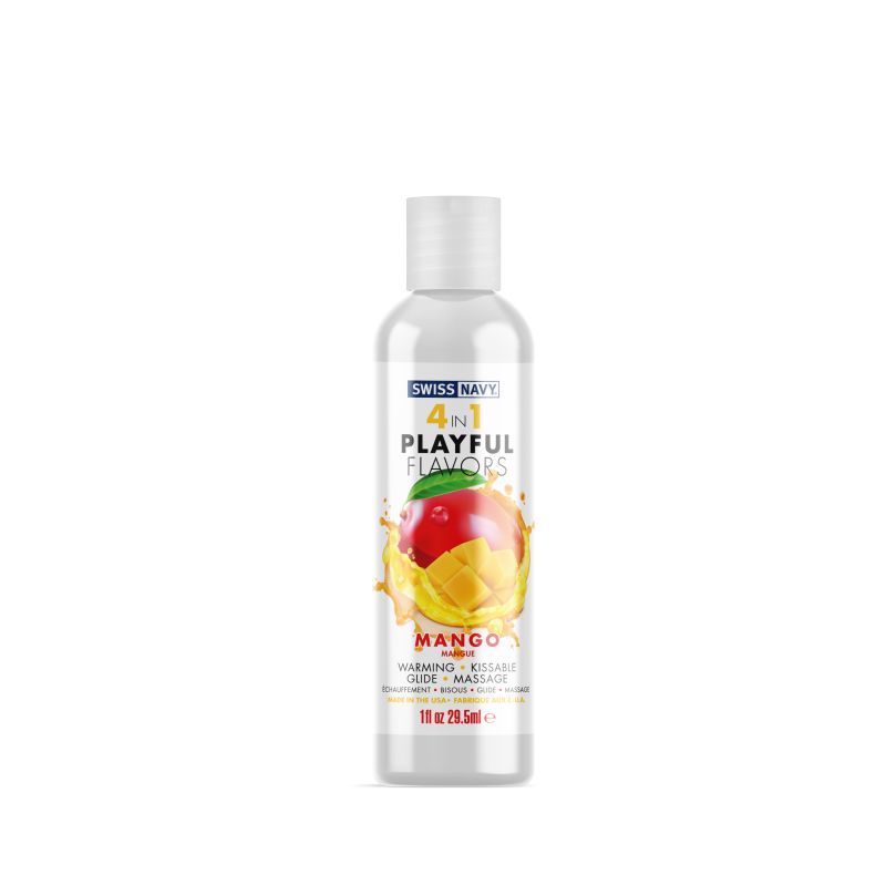 Swiss Navy Playful Flavours 4 In 1 Mango Lubricant 1Oz/29.5Ml Main image