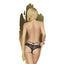 Penthouse Mermaid Fantasy Panties Black L/Xl