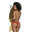 Penthouse Dangerous Darling Panties Red L/Xl