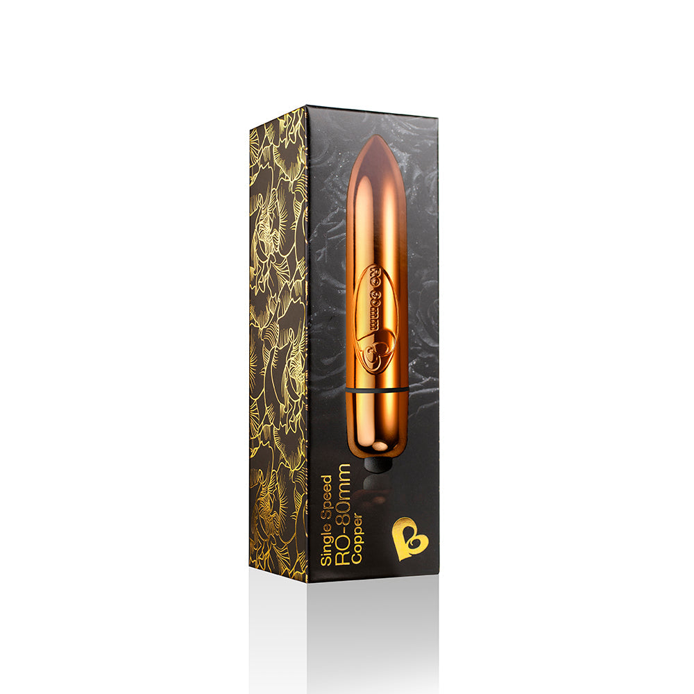 Rocks Off Single Speed Bullet Vibrator Copper 80mm Secondary image