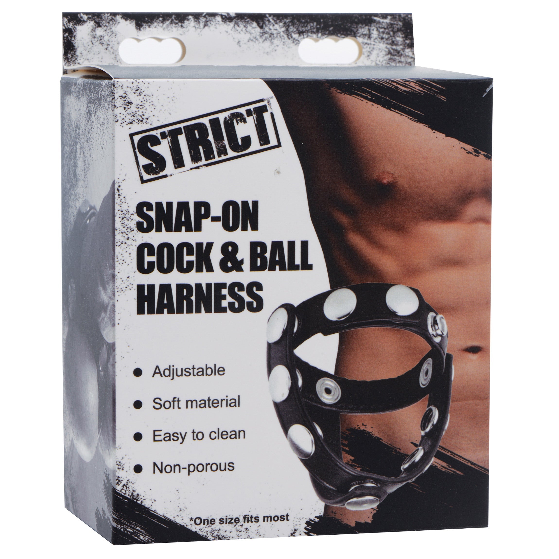 Strict Snap On Cock And Ball Harness Main image
