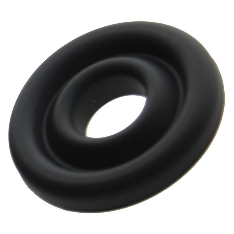 Silicone Donut Cushion Black For Pump Cylinder 1.75In 2.15In Dia - Black - Small/Medium Main image