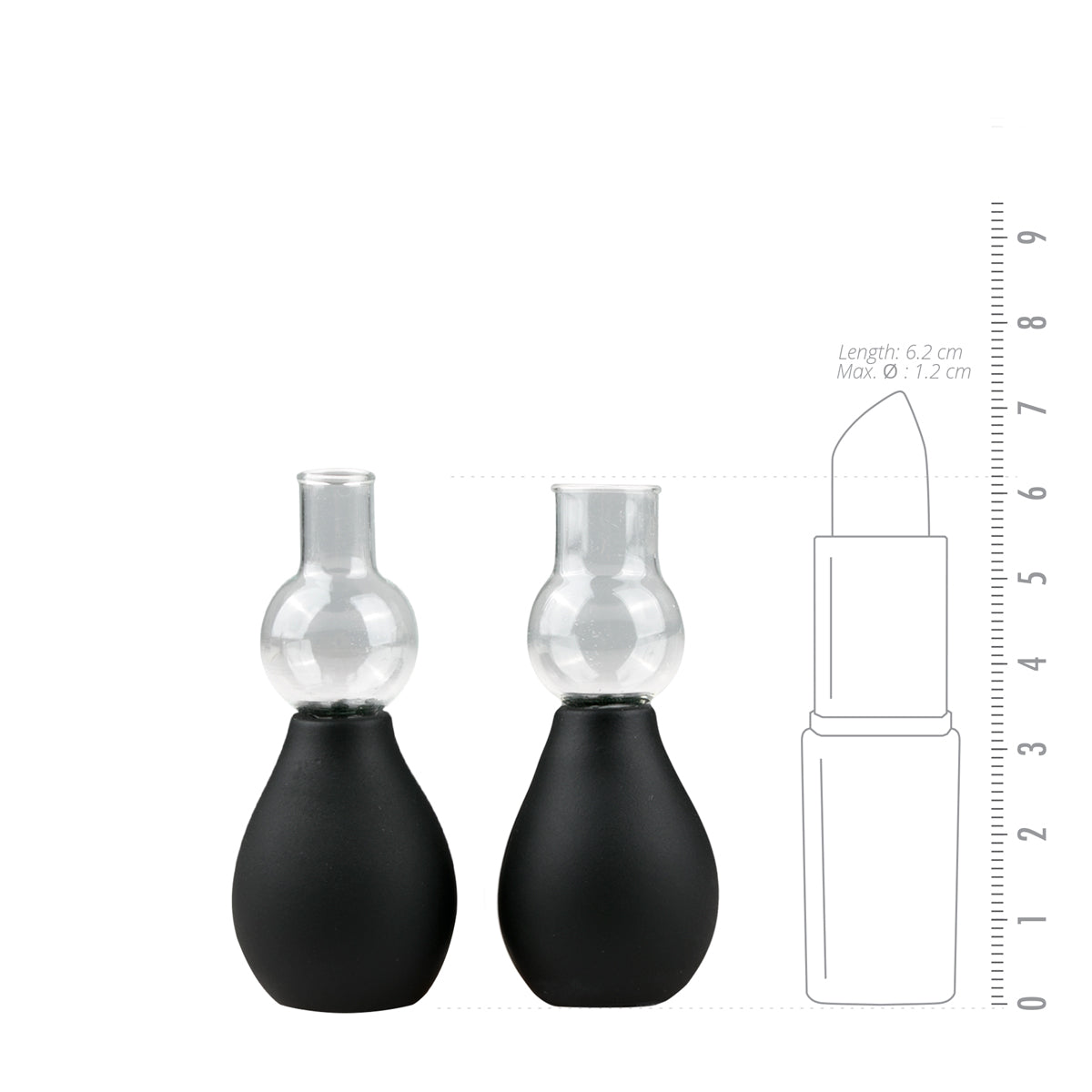 Fetish Collection Nipple Suckers 2 Pack Black Secondary image