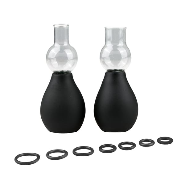 Fetish Collection Nipple Suckers 2 Pack Black Fetish Collection
