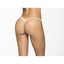 Mapale Y Back Thong Black White - White - Medium/Large