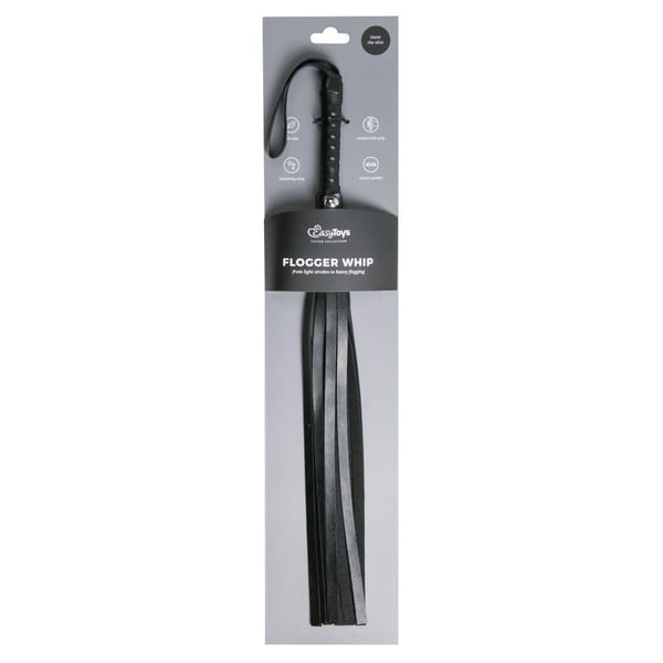 Fetish Collection Leather Flogger Whip LOVVA