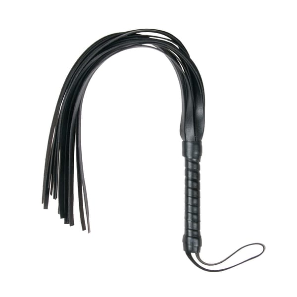 Fetish Collection Leather Flogger Whip LOVVA