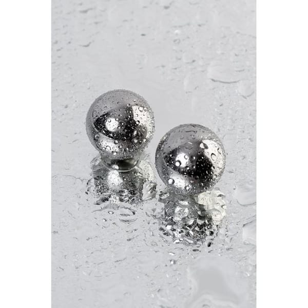 Natalies Toy Box Silver Metal Vaginal Balls 25mm 2 Pack Secondary image