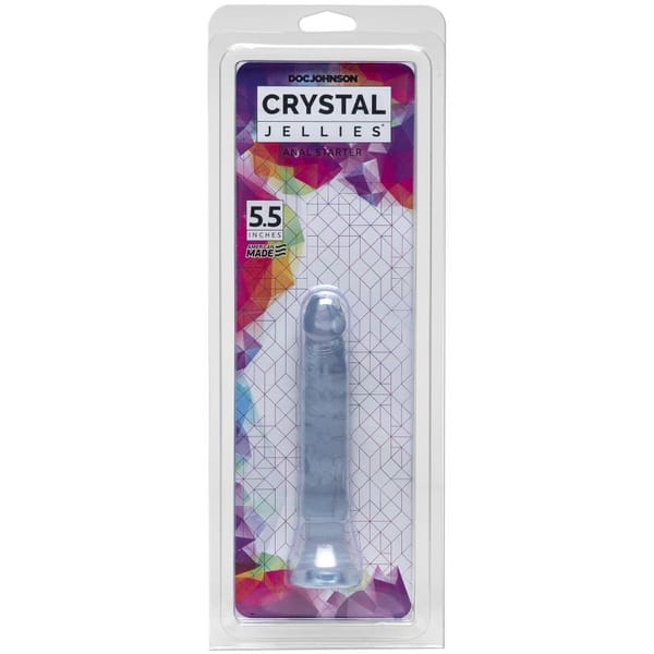 Crystal Jellies Doc Johnson Anal Starter Dildo Clear 5.5 Inch Secondary image