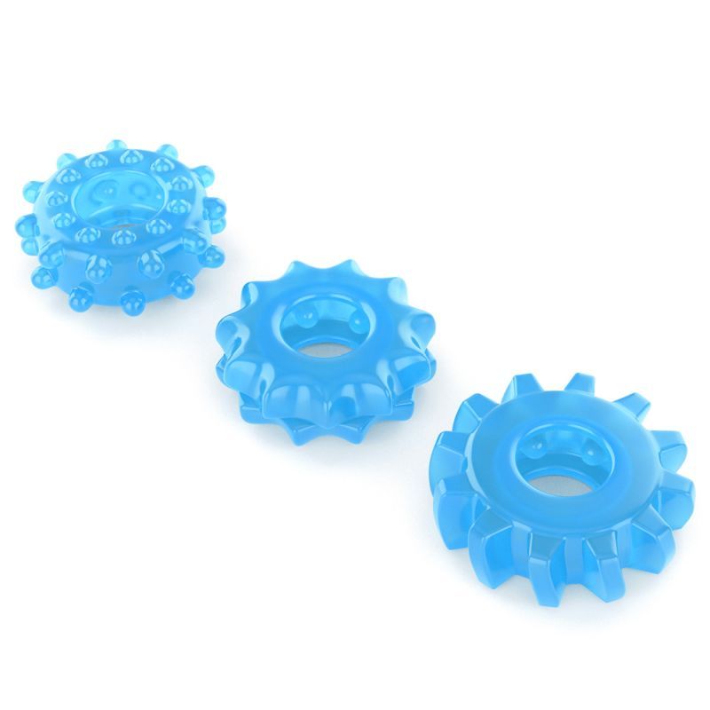 Lovetoy Lumino Play Penis Rings 3 Pc Main image