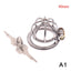 Stainless Steel Chastity Cage with Spikes, 40mm Size
